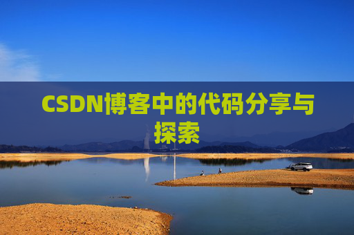 CSDN博客中的代码分享与探索